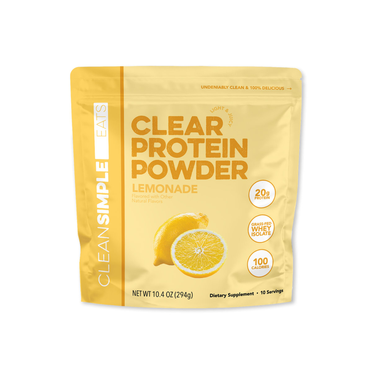 Clear Protein Powder: Lemonade (10 Serving)