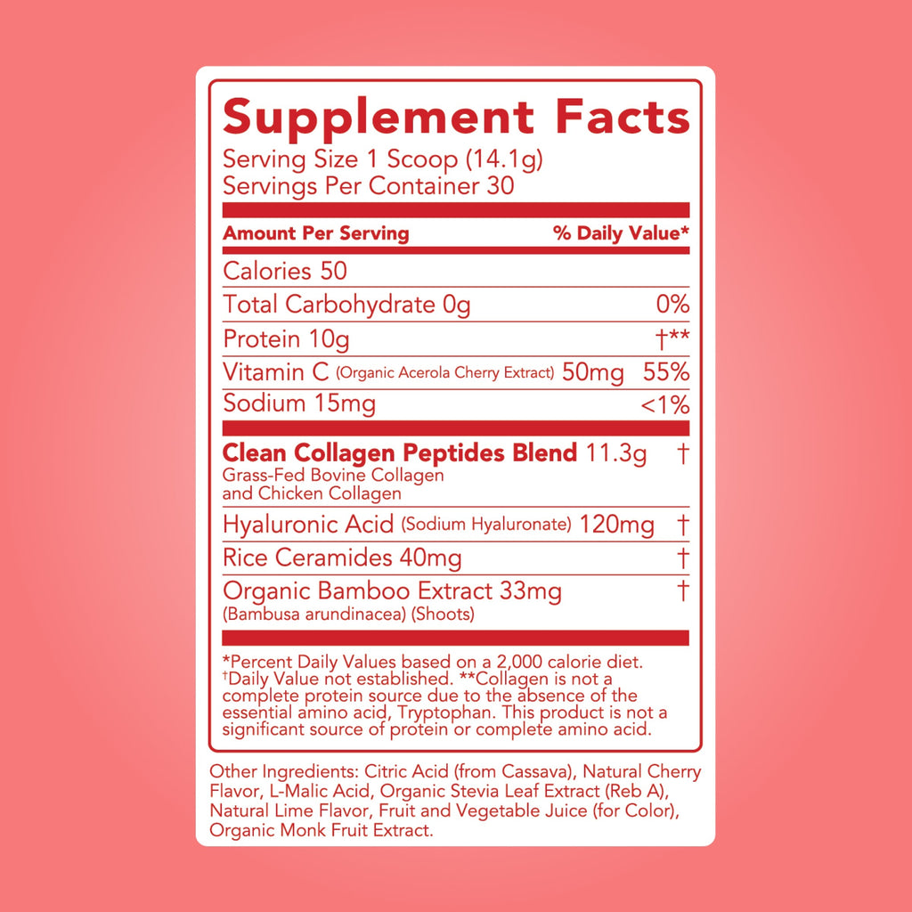 Collagen + Beauty Blend: Cherry Ice (30 Serving)